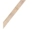 Ekena Millwork 5 1/2"W x 30"D x 38"H Traditional Smooth Knee Brace, Douglas Fir BRC06X30X38TRA00SDF - alternate 2